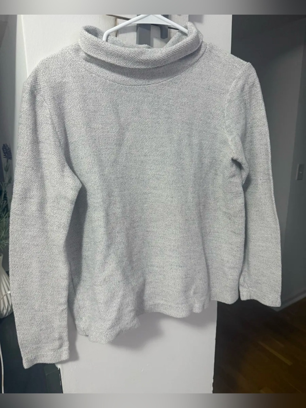 J. Crew Light Gray Turtleneck Sweater